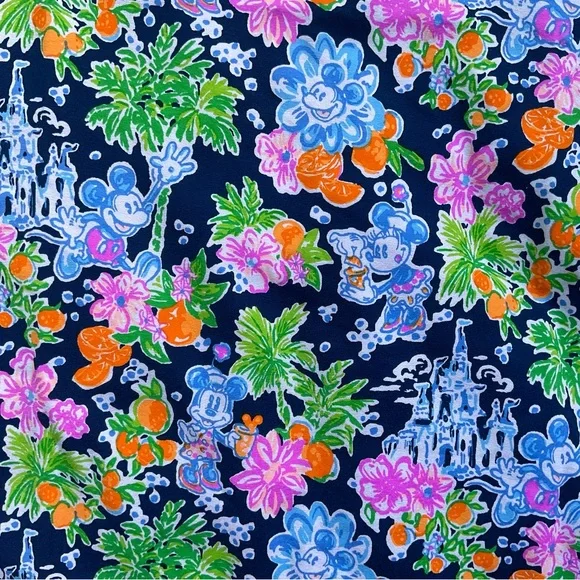 💗 LILLY PULITZER Sophie Dress Aegean Navy Lilly Loves Disney - Picture 5 of 8